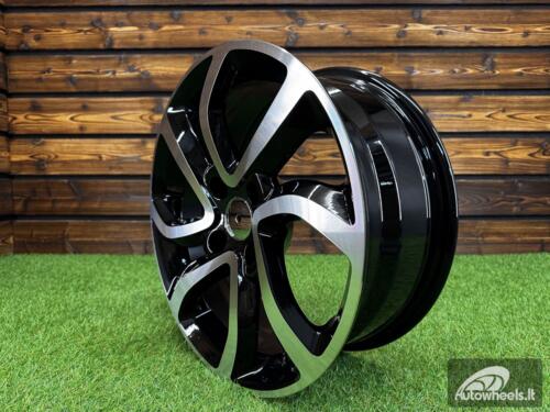 Ratlankis R16x6.5  4X108  ET  26  65.1  A417  Black Polished (MB)  For CITRO  (P)