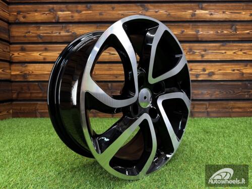 Ratlankis R16x6.5  4X108  ET  26  65.1  A417  Black Polished (MB)  For CITRO  (P)