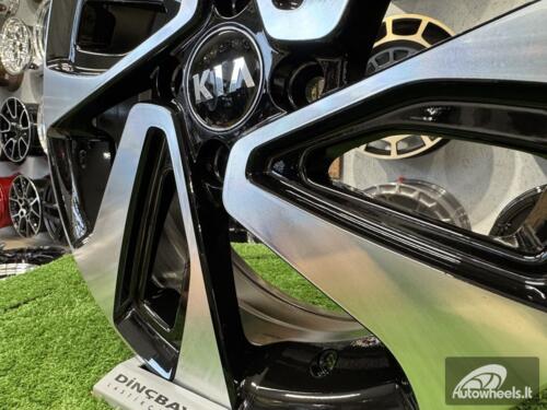 Ratlankis R15x6  4X100  ET  45  54.1  A422  Black Polished (MB)  For KIA  (P)