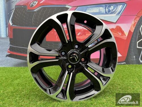Ratlankis R16x6  4X108  ET  22  65.1  A5108  Black Polished (MB)  For CITRO  (P+P2)