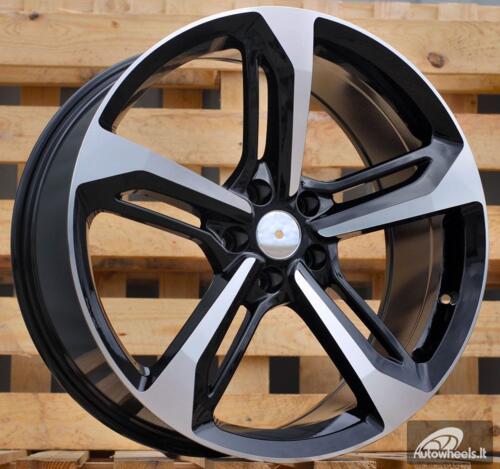 Ratlankis R20x9  5X112  ET  33  66.5  A513  (FR992)  Black Polished (MB)  For AUD  (P1)