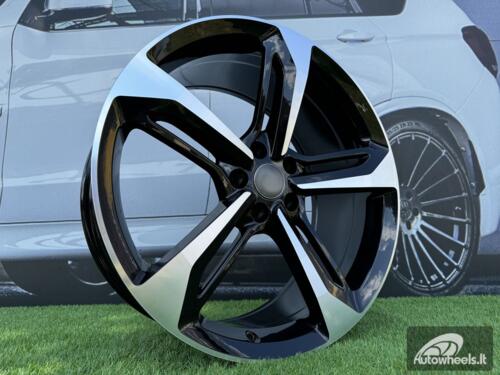 Ratlankis R20x9  5X112  ET  33  66.5  A513  (FR992)  Black Polished (MB)  For AUD  (Z6)