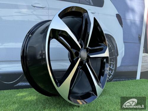 Ratlankis R20x9  5X112  ET  33  66.5  A513  (FR992)  Black Polished (MB)  For AUD  (Z6)