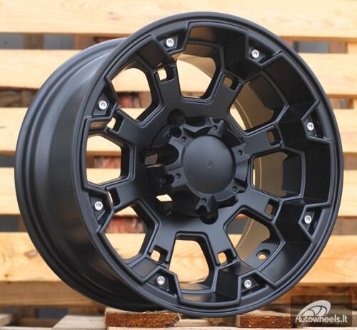 Ratlankis R15x8  6X139.7  ET  M10  110.1  A8068  Black Half Matt (BLHM)  For 4X4  (P)