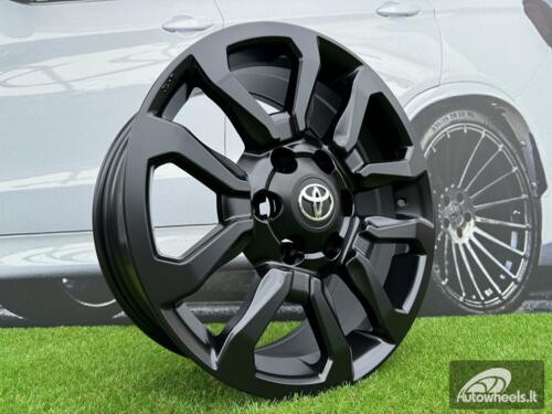 Ratlankis R17x7.5  6X139.7  ET  30  106  B1623  (BK5901)  Black Half Matt (BLHM)  For TOYOT  (M)