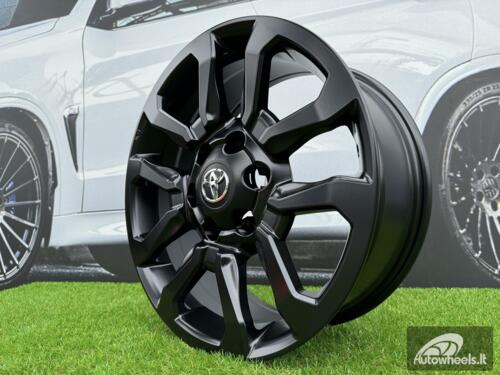 Ratlankis R17x7.5  6X139.7  ET  30  106  B1623  (BK5901)  Black Half Matt (BLHM)  For TOYOT  (P)