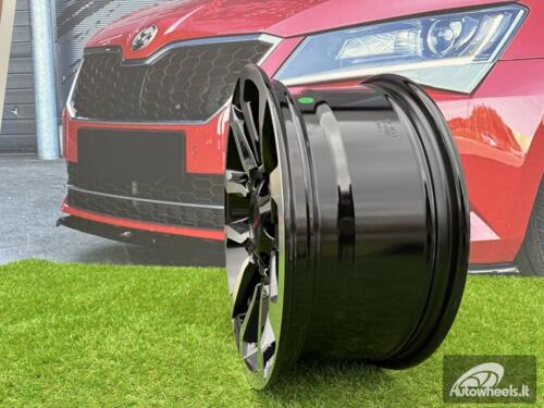 Ratlankis R17x7.5  6X139.7  ET  30  106  B1623  (BK5901)  Black Polished (MB)  For TOYOT  (R)