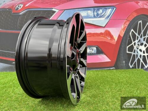 Ratlankis R17x7.5  6X139.7  ET  30  106  B1623  (BK5901)  Black Polished (MB)  For TOYOT  (R)