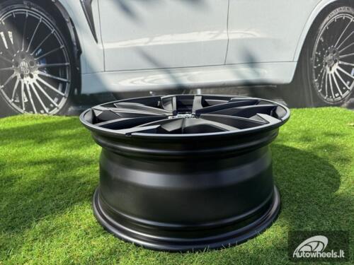 Ratlankis R17x7.5  5X108  ET  44  65.1  XE170  (BK5788)  Black Polished Half Matt (MBHM)  For PEUG  (L6+Z4)