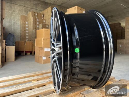 Ratlankis R18x8.5  5X112  ET  52  66.5  Y0102  Black Polished (MB)  For MER  (K4)  (NEW Model C-Class (Front+Rear))