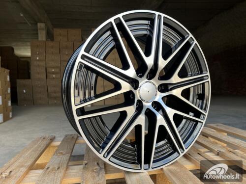 Ratlankis R18x8.5  5X112  ET  52  66.5  Y0102  Black Polished (MB)  For MER  (K4)  (NEW Model C-Class (Front+Rear))