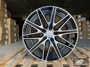 Ratlankis R18x8.5  5X112  ET  52  66.5  Y0102  Black Polished (MB)  For MER  (K4)  (NEW Model C-Class (Front+Rear))