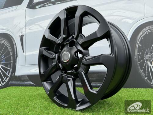 Ratlankis R18x7.5  6X139.7  ET  25  106  B1623  Black Half Matt (BLHM)  For TOYOT  (Z2)  (4x4)