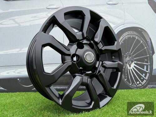 Ratlankis R18x7.5  6X139.7  ET  25  106  B1623  Black Half Matt (BLHM)  For TOYOT  (Z2)  (4x4)