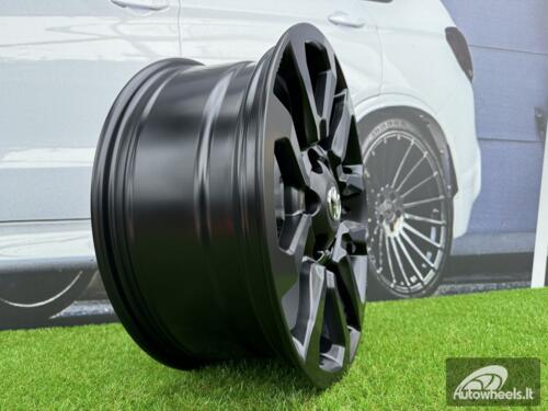 Ratlankis R18x7.5  6X139.7  ET  25  106  B1623  Black Half Matt (BLHM)  For TOYOT  (Z2)  (4x4)