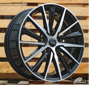 Ratlankis R17x7  5X114.3  ET  45  67.1  B5809  Black Polished (MB)  For RACIN  (R)