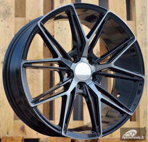 Ratlankis R18x8  5X114.3  ET  40  73.1  Y0036  Black+Tinted Face (BLTF)  For HAXER  (K4)  ()