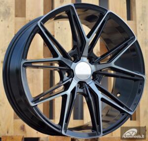 Ratlankis R18x8  5X114.3  ET  40  73.1  Y0036  Black+Tinted Face (BLTF)  For HAXER  (K4)