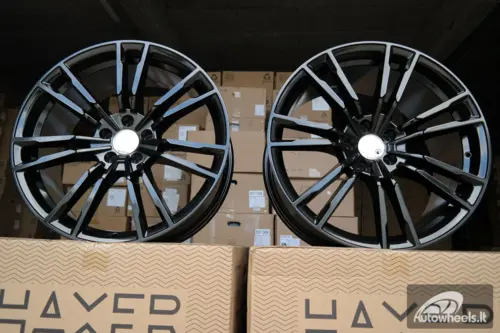Ratlankis R19x8.5  5X112  ET  27  66.6  A7065  (BY1356)  Black (BL)  For BMW  (Z3)  (Front+Rear)