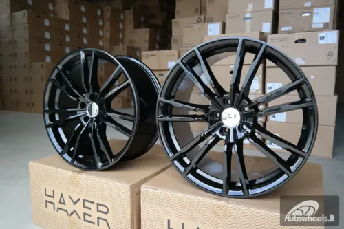 Ratlankis R19x8.5  5X112  ET  27  66.6  A7065  (BY1356)  Black (BL)  For BMW  (Z3)  (Front+Rear)
