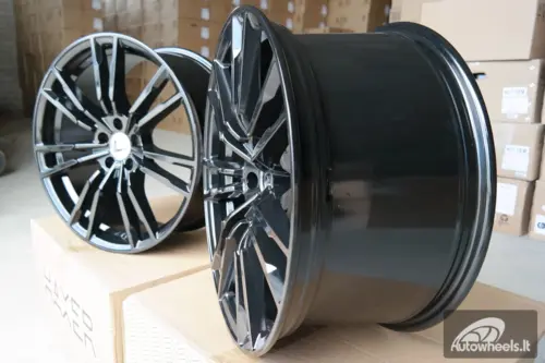 Ratlankis R19x8.5  5X112  ET  27  66.6  A7065  (BY1356)  Black (BL)  For BMW  (Z3)  (Front+Rear)