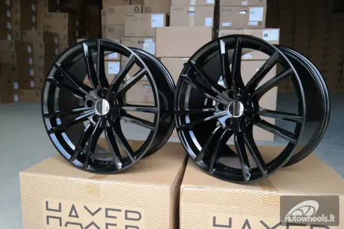 Ratlankis R19x8.5  5X112  ET  27  66.6  A7065  (BY1356)  Black (BL)  For BMW  (Z3)  (Front+Rear)