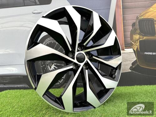 Ratlankis R18x7.5  5X112  ET  40  57.1  I1139  Black Polished (MB)  For SKODA  (P2)  (Kodiaq New Model)