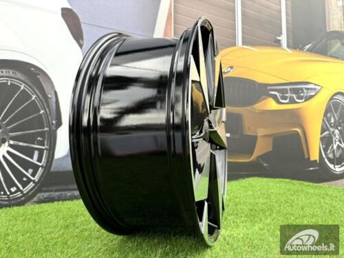 Ratlankis R18x7.5  5X112  ET  40  57.1  I5625  Black Polished (MB)  For SKODA  (K7)  (Kodiaq NEW Model)