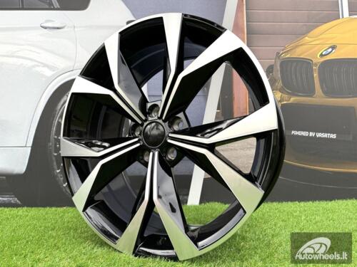 Ratlankis R18x7.5  5X112  ET  45  57.1  I5627  Black Polished (MB)  For SKODA  (P2)  (Karoq New Model)