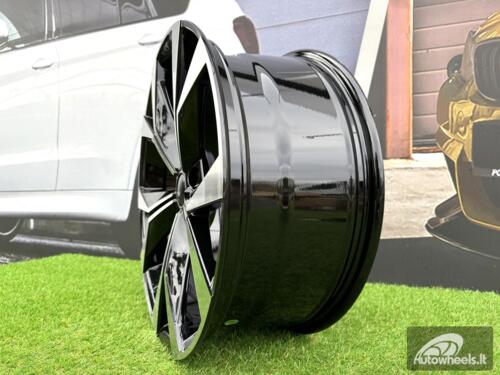 Ratlankis R18x7.5  5X112  ET  45  57.1  I5627  Black Polished (MB)  For SKODA  (P2)  (Karoq New Model)