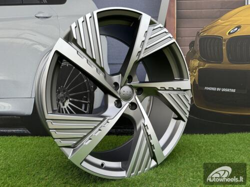 Ratlankis R19x8  5X112  ET  45  66.5  I5639  Grey Polished Half Matt (MGHM)  For AUD  (P2)  ()