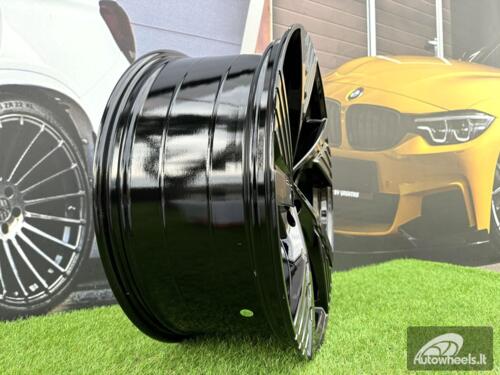 Ratlankis R19x8  5X112  ET  34  66.5  I5639  Black (BL)  For AUD  (P2)  (NEW MODEL)