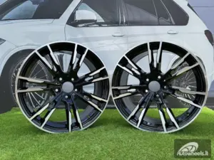 Ratlankis R19x9.5  5X112  ET  38  66.6  A7065  (BY1356)  Black Polished (MB)  For BMW  (Z3)  (Front+Rear)
