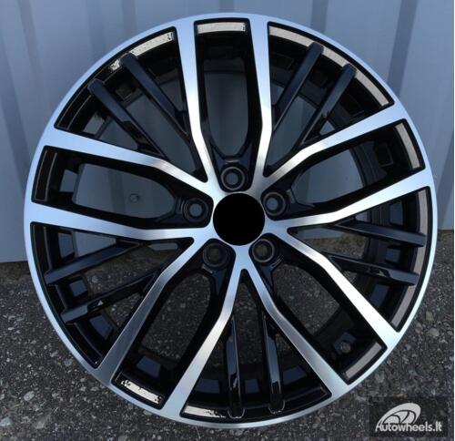 Ratlankis R17x6.5  5X100  ET  40  57.1  B1179  Black Polished (MB)  For VW  (Z3)