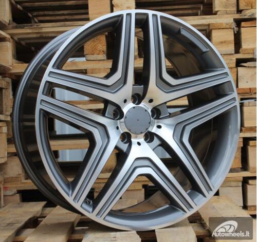 Ratlankis R21x10  5X112  ET  46  66.6  BK206  (BY157)  Grey Polished (MG)  For MER  (Z2)