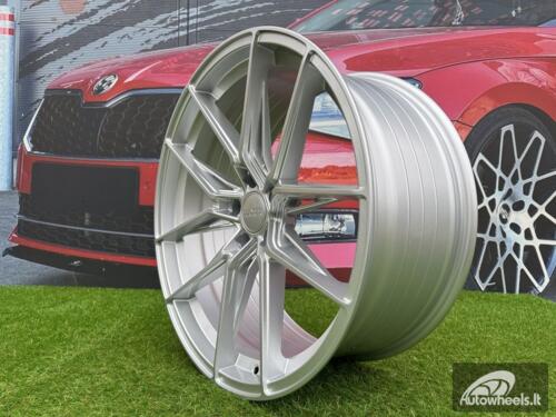 Ratlankis R19x8.5  5X112  ET  25  66.5  HX036  (A5581)  Silver Shining (SS)  For HAXER  (K7+P)  (Rear+Front)