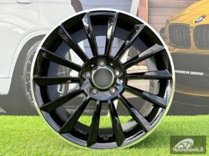Ratlankis R17x8  5X112  ET  35  66.6  B1048  (BK836)  Black+Polished Lip (BLPL)  For MER  (L1+L6)  (Rear+Front)