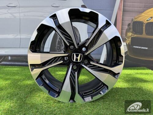 Ratlankis R17x7.5  5X114.3  ET  45  64.1  B5520  Black Polished (MB)  For HOND  (L1)