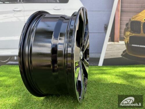 Ratlankis R17x7.5  5X114.3  ET  45  64.1  B5520  Black Polished (MB)  For HOND  (L1)
