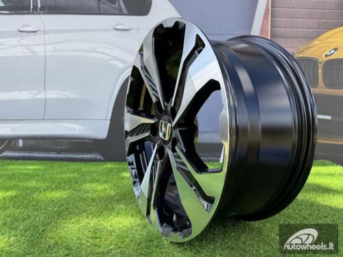 Ratlankis R17x7.5  5X114.3  ET  45  64.1  B5520  Black Polished (MB)  For HOND  (L1)