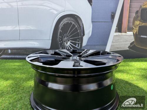 Ratlankis R17x7.5  5X114.3  ET  45  64.1  B5520  Black Polished (MB)  For HOND  (L1)