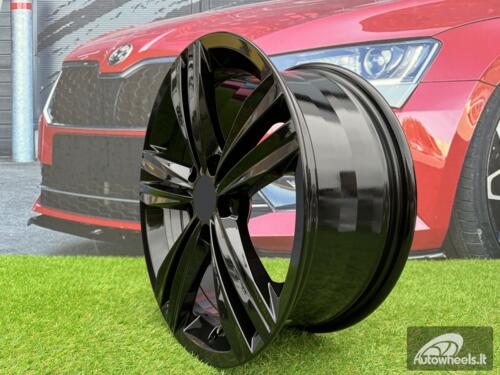 Ratlankis R17x7  5X112  ET  45  57.1  B5619  Black (BL)  For VW  (P)