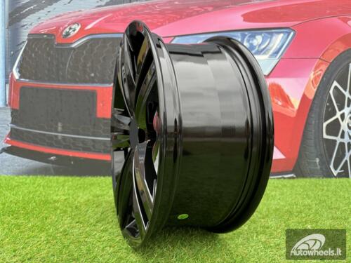 Ratlankis R17x7  5X112  ET  45  57.1  B5619  Black (BL)  For VW  (P+R)