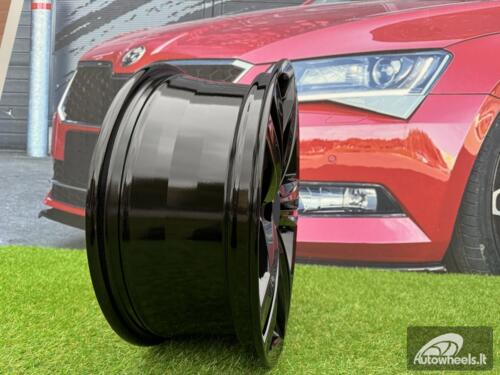 Ratlankis R17x7  5X112  ET  45  57.1  B5619  Black (BL)  For VW  (P+R)