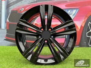 Ratlankis R17x7  5X112  ET  45  57.1  B5619  Black (BL)  For VW  (P+R)