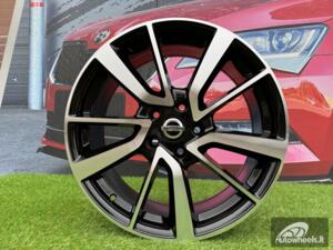 Ratlankis R17x7  5X114.3  ET  40  66.1  BY131  (BK853)  Black Polished (MB)  For NISS  (R)