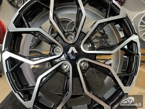 Ratlankis R17x7  5X114.3  ET  43  66.1  XF260  (BK1058)  Black Polished (MB)  For RENAU  (L4+D3)