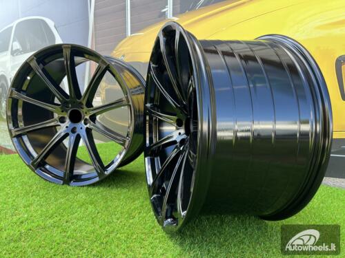 Ratlankis Autun  BMW X5/X6 R22X10.5J 5X120 ET35 74.1 Gloss black 