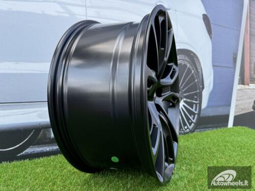 Ratlankis Jeep, Dodge Durango SRT style R20X9J 5X127 ET35 71.5 Black Half Matt