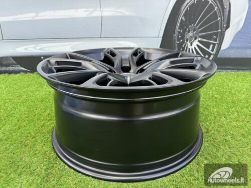 Ratlankis Jeep, Dodge Durango SRT style R20X9J 5X127 ET35 71.5 Black Half Matt